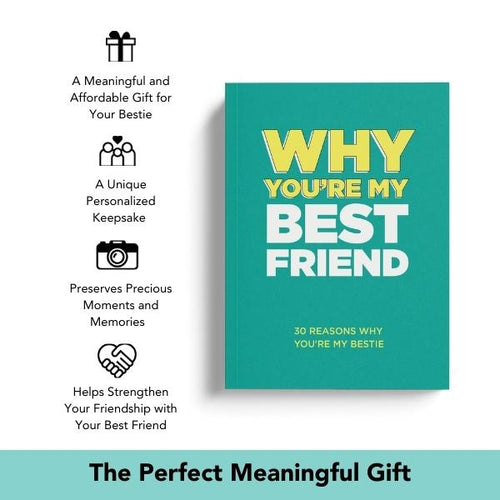 Why You’re My Best Friend: 30 Reasons Why You’re My Bestie Fill-in-the-Blank Gift Book. Gifts for Best Friend