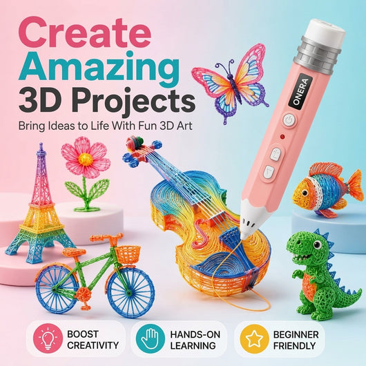 Onera™ 3D Creation Pen — Draw It. Build It. Bring It to Life.