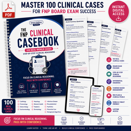 The FNP Clinical Casebook: 100 Case Studies for Clinical Rotations, Board Exams & Practice eBook