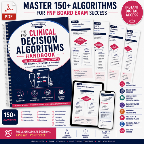 The FNP Clinical Decision Algorithms Handbook: 150+ Evidence-Based Pathways for Diagnosis, Treatment & Referral eBook