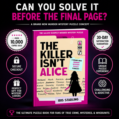 The Killer Isn't Alice: The 46,600 Suspect Murder Mystery Puzzle — by Iris Starling