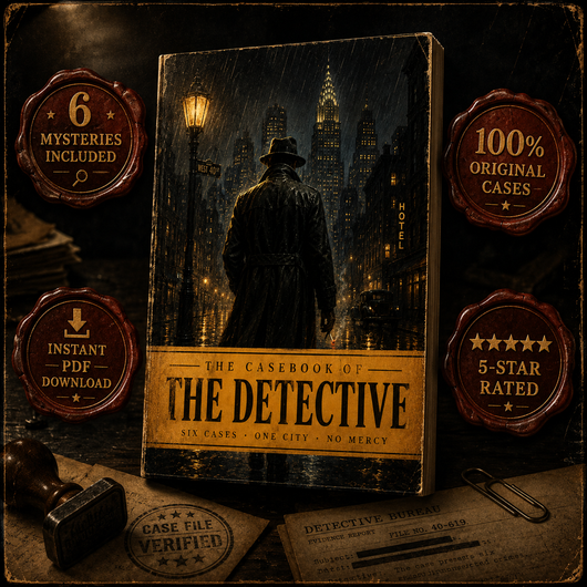 THE CASEBOOK OF THE DETECTIVE Six Cases. One City.