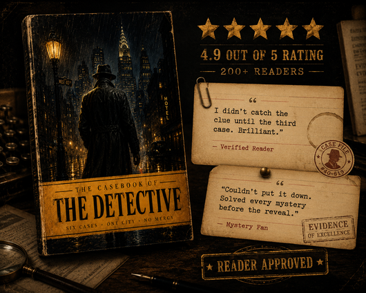 THE CASEBOOK OF THE DETECTIVE Six Cases. One City.
