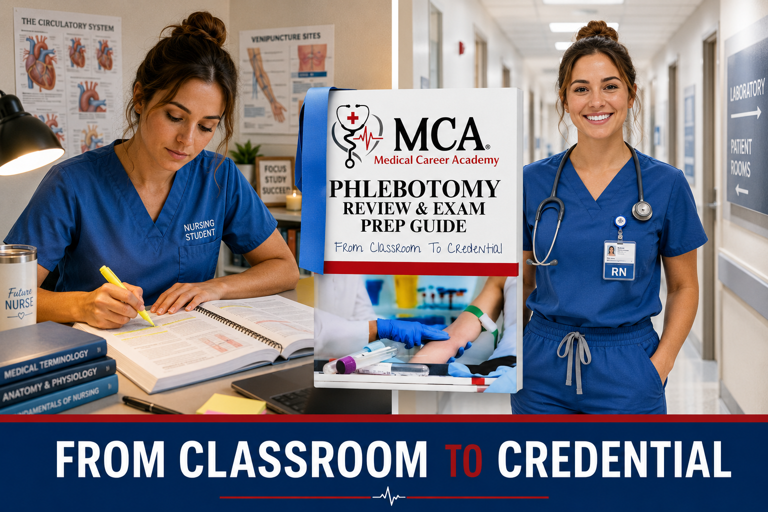 Pass Your Phlebotomy Exam — First Time.