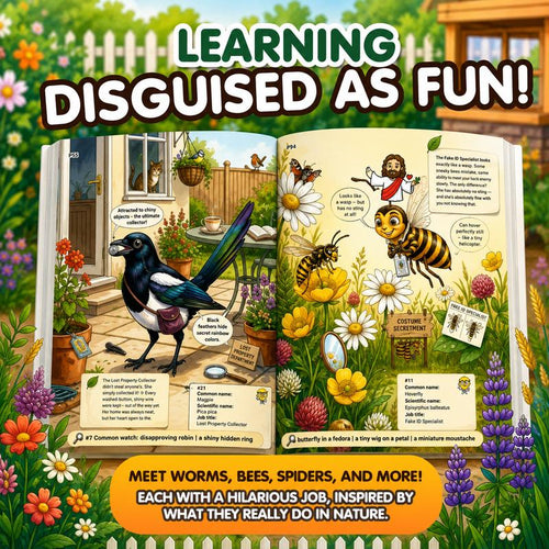 The Secret Jobs of Backyard Creatures: The Illustrated Animal Encyclopedia That Makes Every Child Love Nature