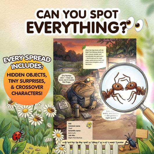 The Secret Jobs of Backyard Creatures: The Illustrated Animal Encyclopedia That Makes Every Child Love Nature