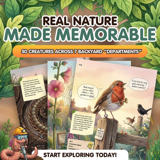 The Secret Jobs of Backyard Creatures: The Illustrated Animal Encyclopedia That Makes Every Child Love Nature