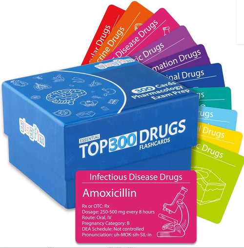 Gisgfim Essential Top 300 Drugs Flashcards — Pharmacology Exam Prep for Nursing, Pharmacy & Medical Students